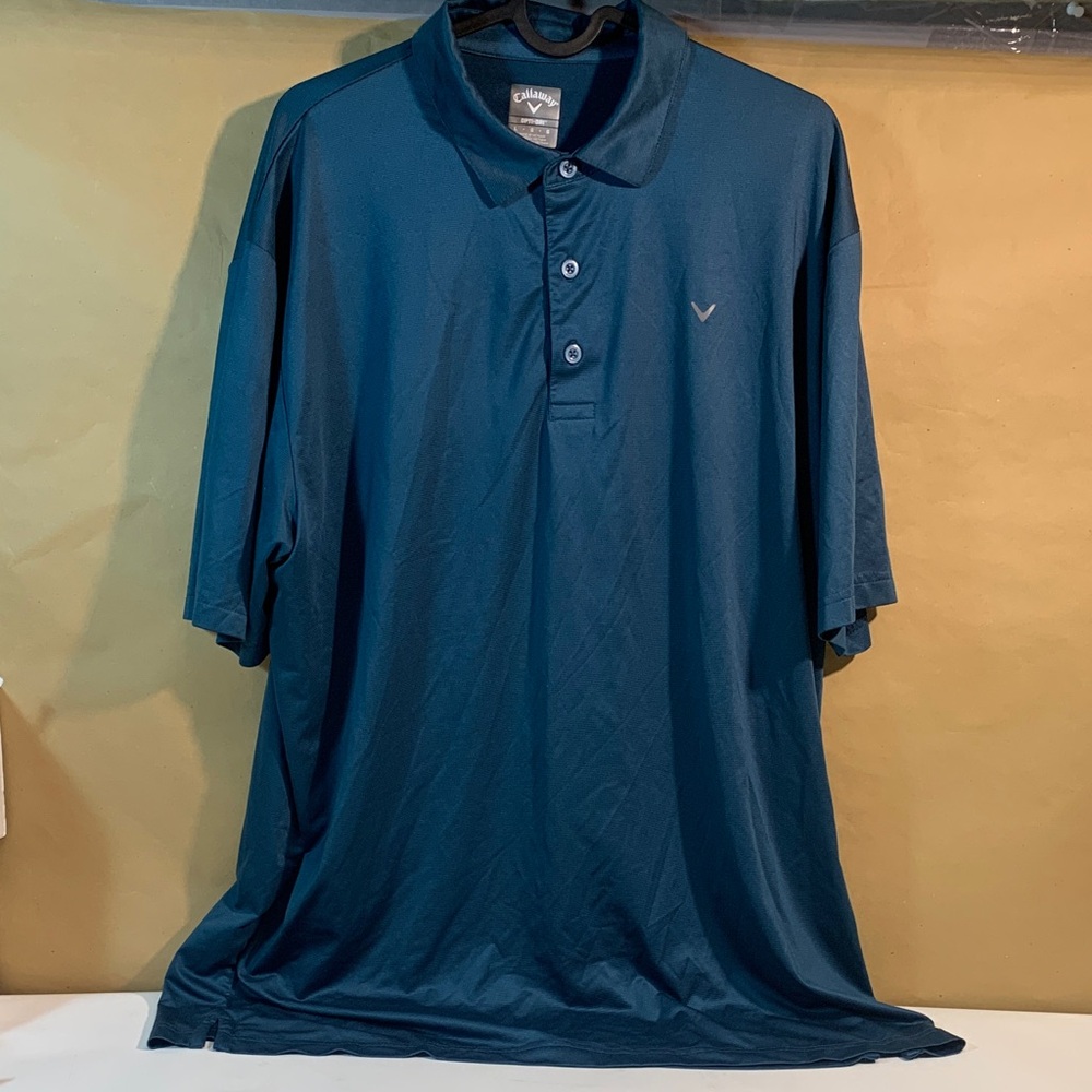 Callaway Deep Blue Polo Shirt Size Large